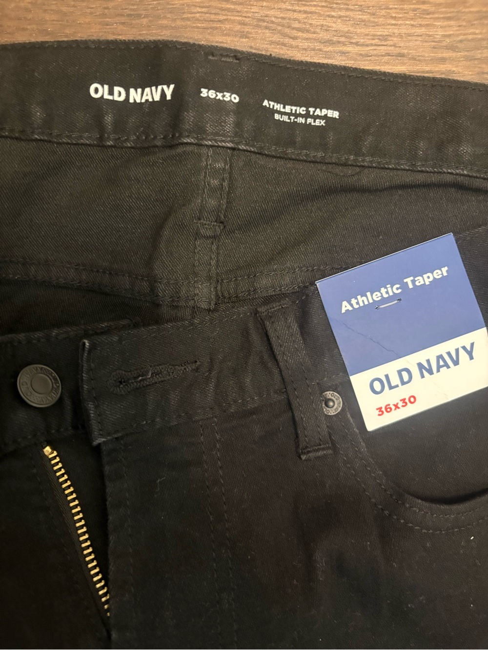Old Navy Men's Athletic Taper Pants - Black